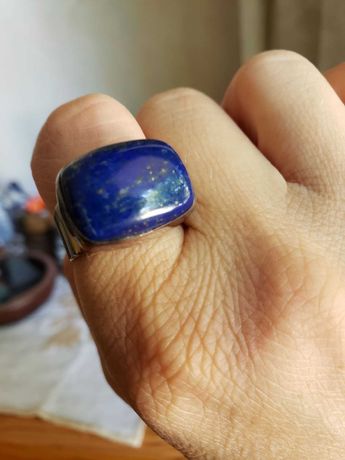 Jay King сребърен пръстен с огромен Лапис лазули, Лазурит