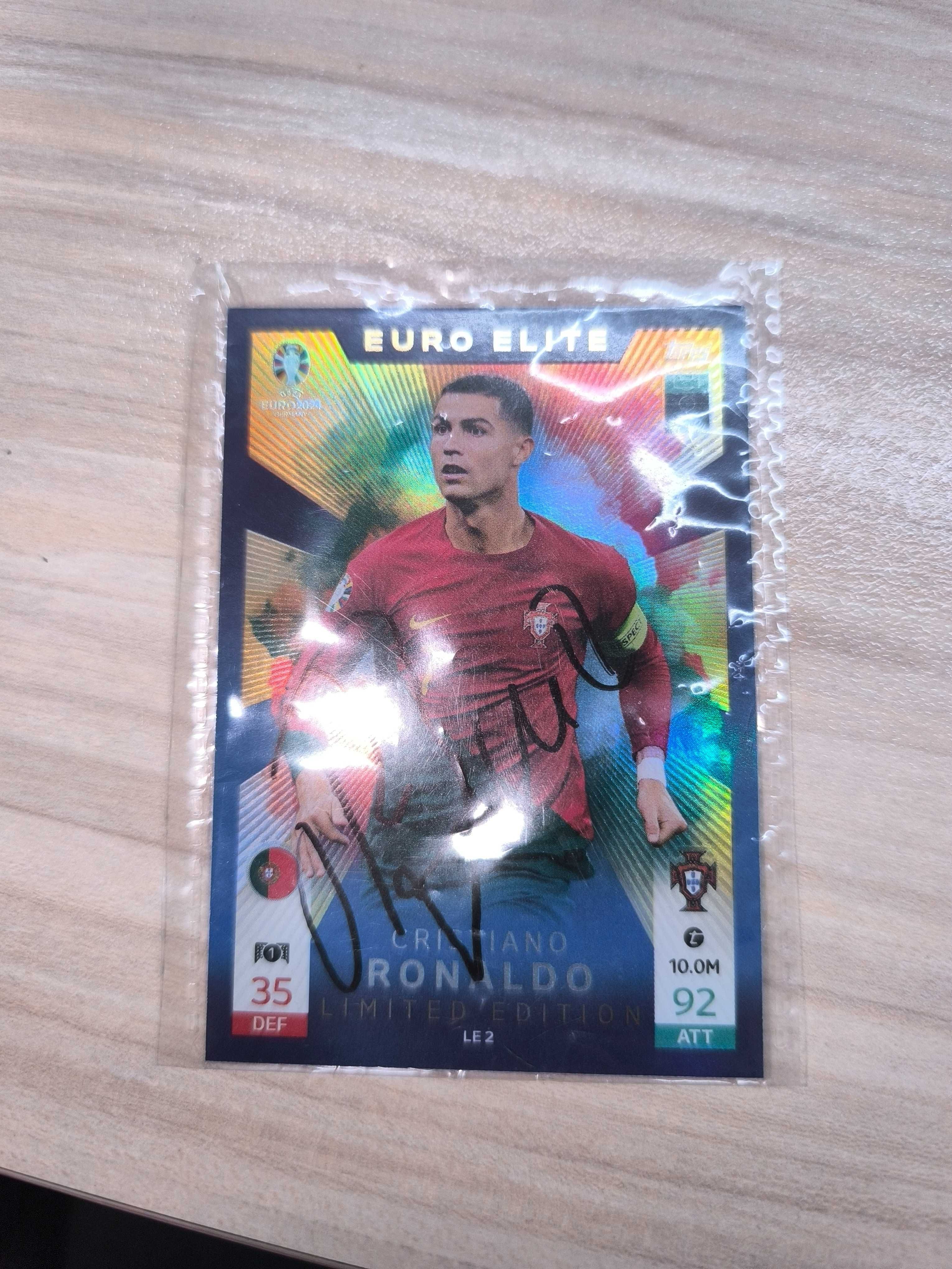 Euro 24 card euro elite Cristiano Ronaldo с подпис.