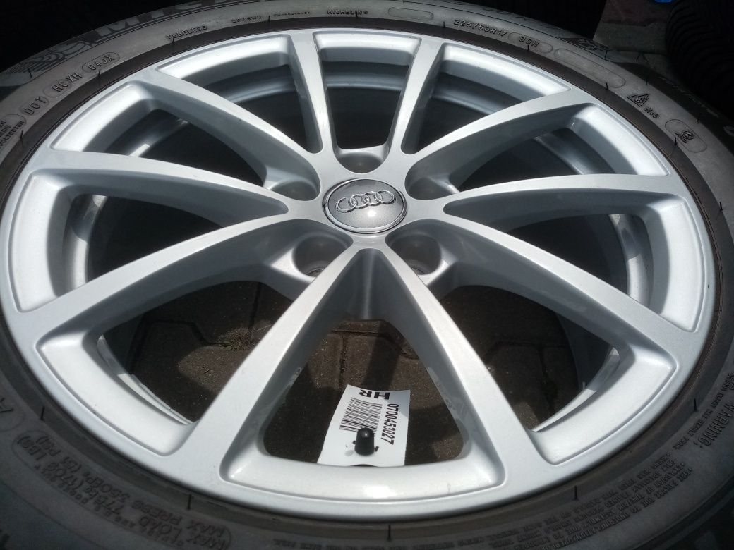 Jante originale Audi A6 C8, 17". anvelope  iarna Michelin 2021