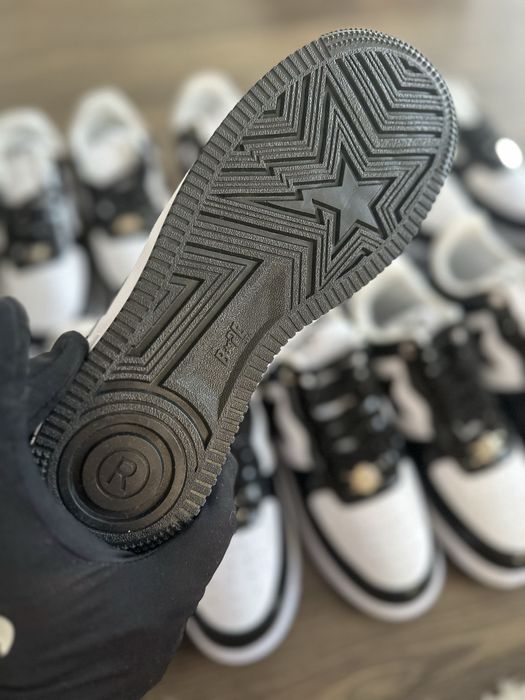 Bapesta Black White Star Calitate Premium