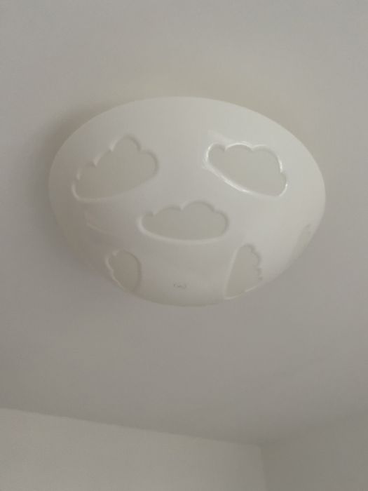 Plafoniera Ikea alba/nori