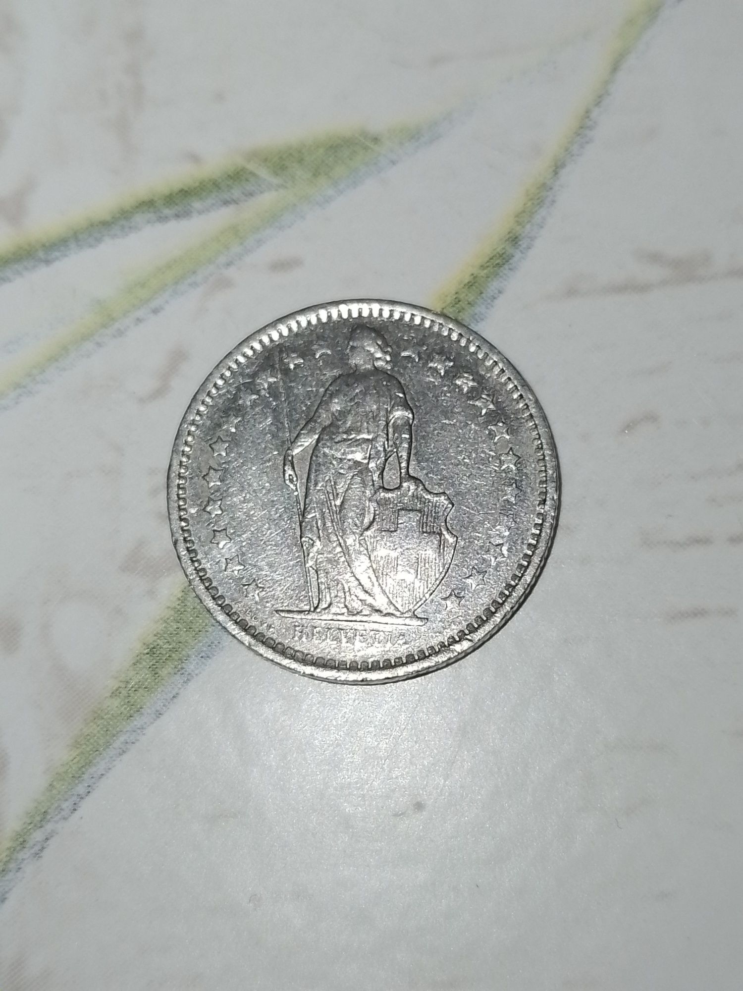 Monedă rară de colecție 1978 ½ Fr.