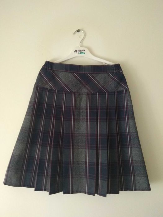 Школьная юбка в клетку