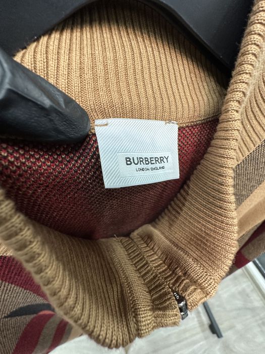 Cardigan Burberry zip-Up. PremiumTopQuality