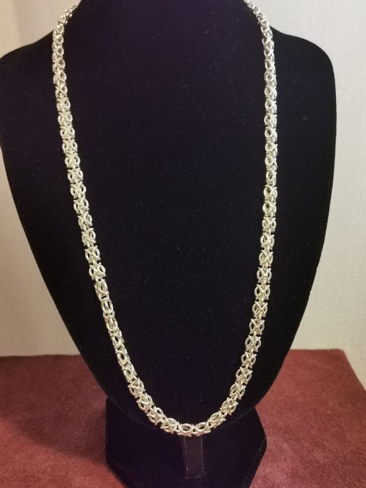 Set lanț și bratara argint 925 100 grame