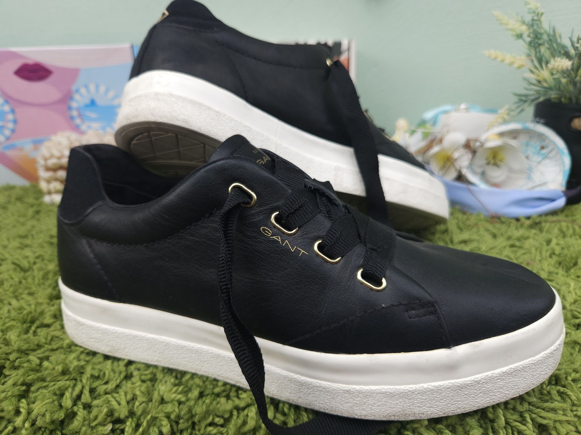 Gant кецове естествена кожа N39