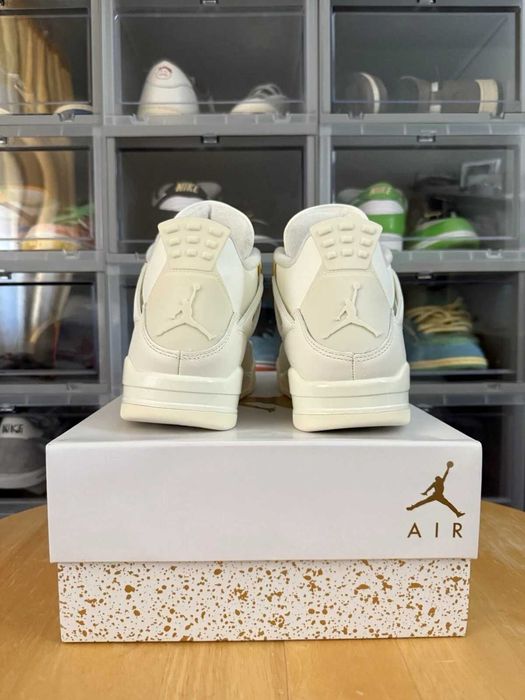 % 5LEI LIVRARE % Nike Air Jordan 4 Metalic Gold Editie Limitata