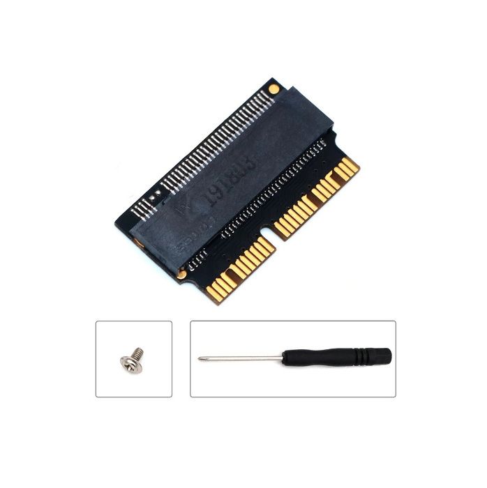 Adaptor SSD M.2 NGFF NVMe PCIe la 12+16 pini MacBook Air Pro 2013 2015