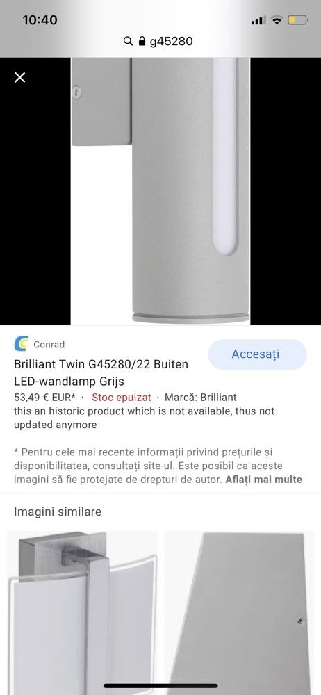 Lampa led gradina Brilliant