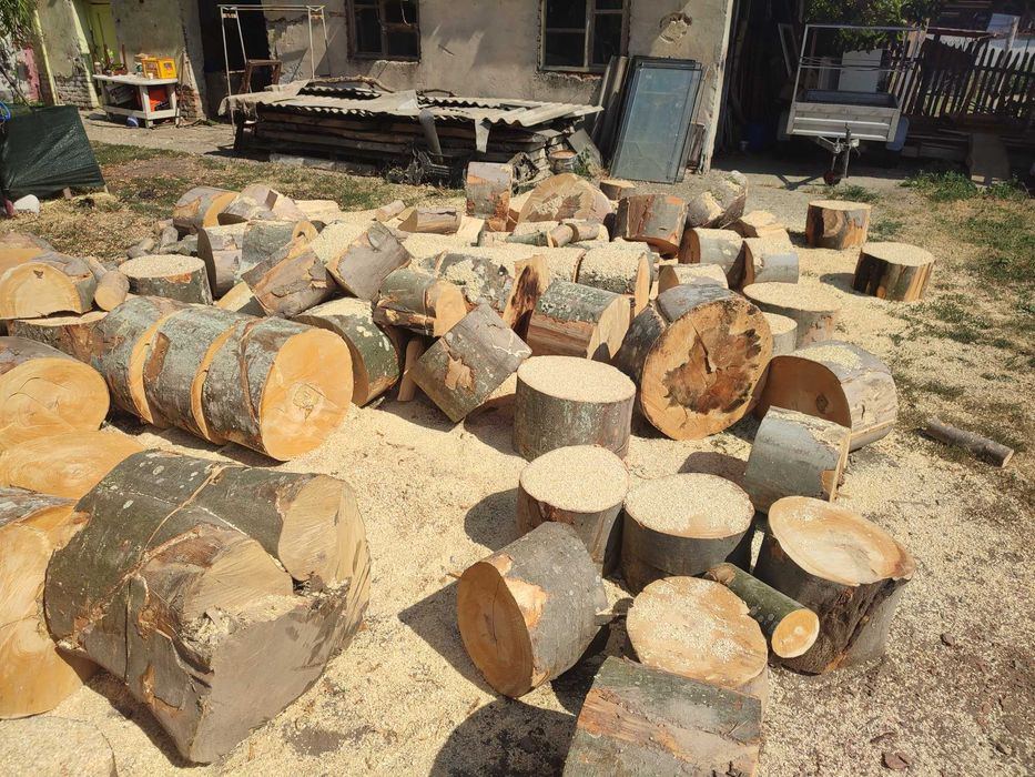 Tai lemne cu drujba la domiciliu