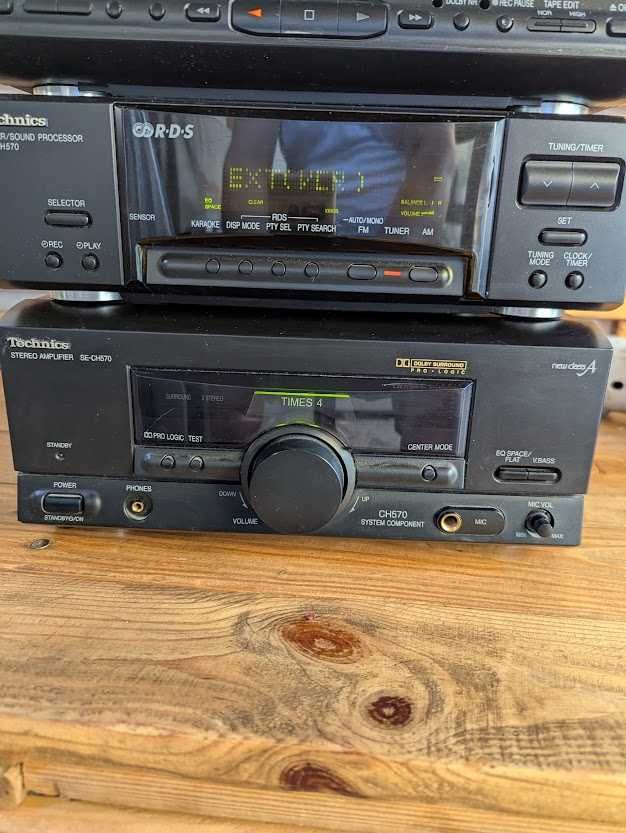Technics аудиосистема , дек , касетофон hi fi