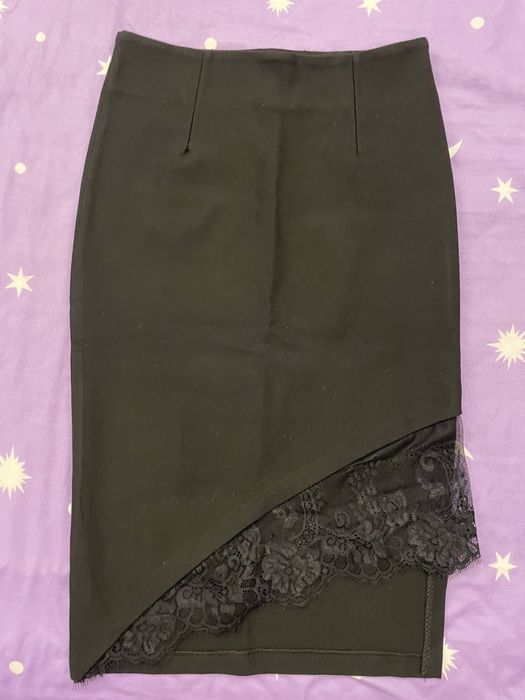 Vand fusta neagra, marimea S, cu dantela