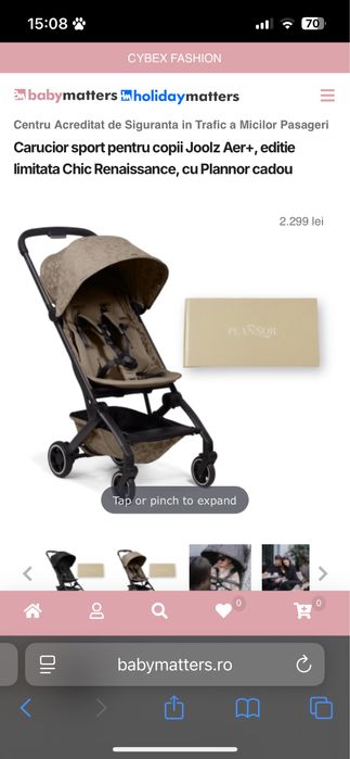 Carucior sport Joolz Aer+ editie limitata