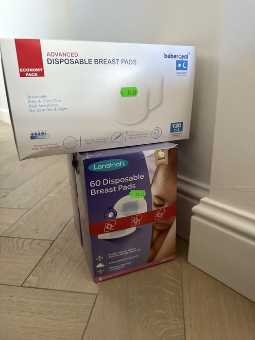 Set tampoane pentru sani Beberoyal & Lansinoh 228 bucati