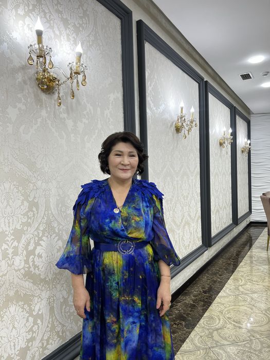 Вечернее платье/ Голубое платье