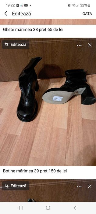 Vând încălțăminte pt femei