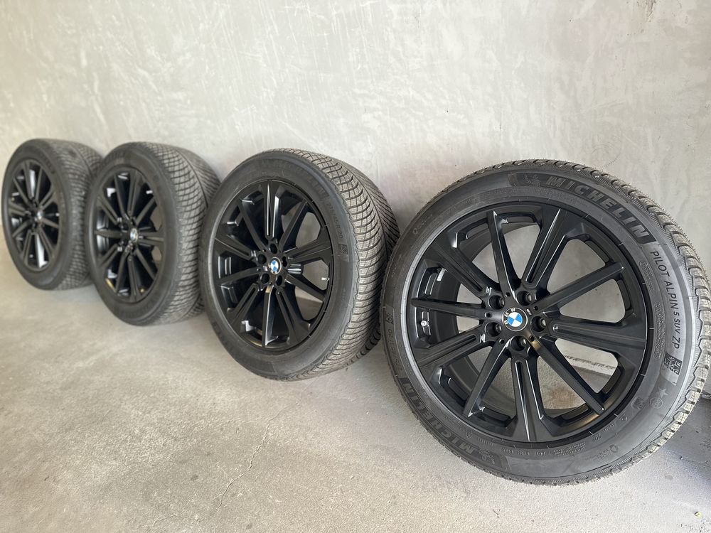 Джанти с нови зимни гуми за БМВ x4, x5, x6, x7. Размер 275/45/20