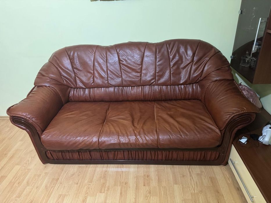 Set canapea extensibilă și 2 fotolii
