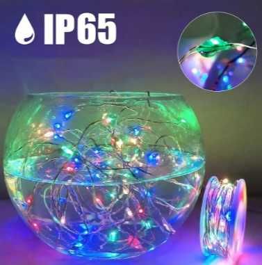 Коледни лампички с дистанционно 10 метра