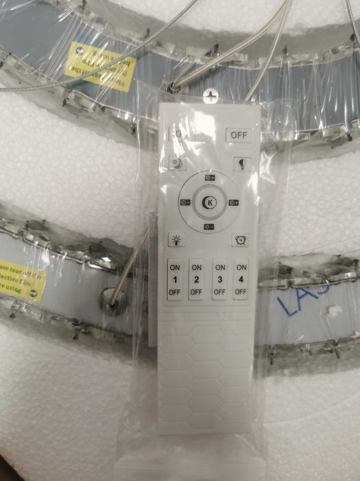 Candelabru 3 inele,lumina led reglabila