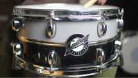 Gretsch Retro-Lux Snare 14"x6,5", Pewter/Black, Chrom Band