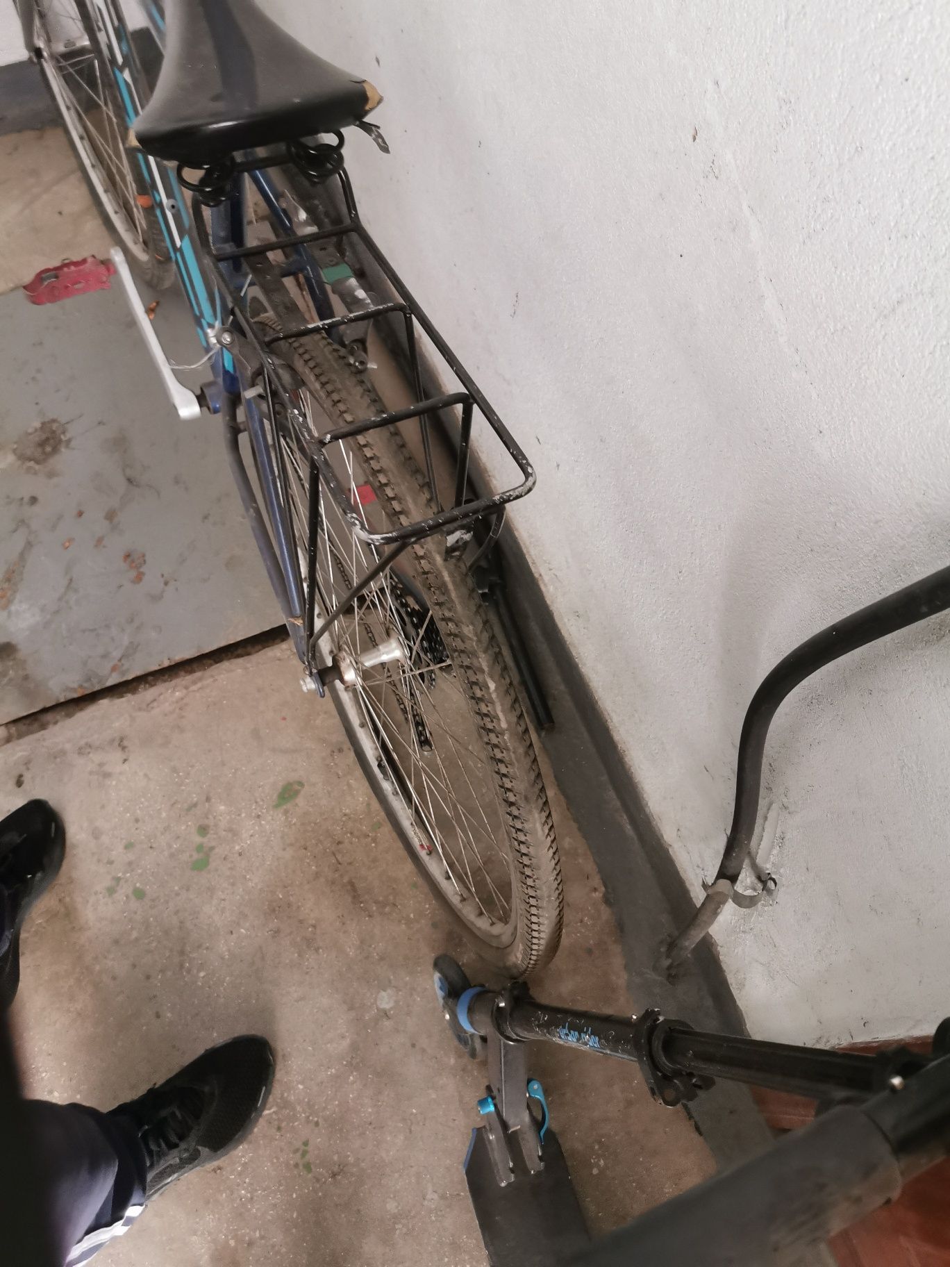 Bicicleta cu portbagaj