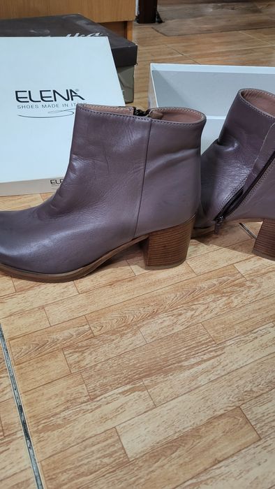 Женские кожаные сапоги зимние39 р,и  ботинки Осень 40 размер Италия