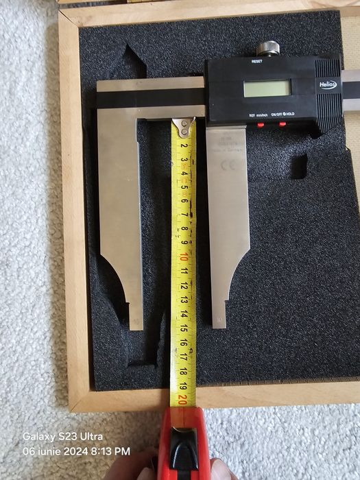 Subler profesional digital Helios -1000mm