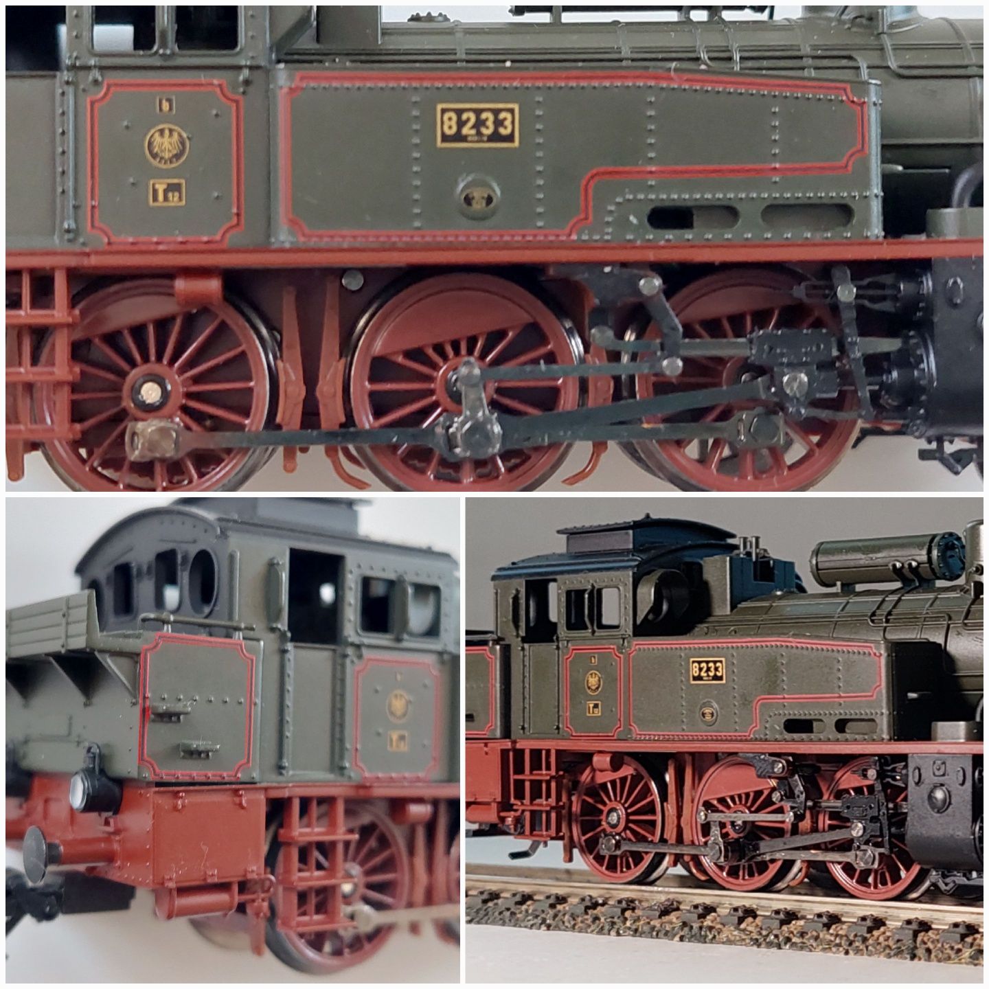 REDUS ! Trix T12 KPEV (BR74) 22853 locomotiva cu aburi H0, epoca 1