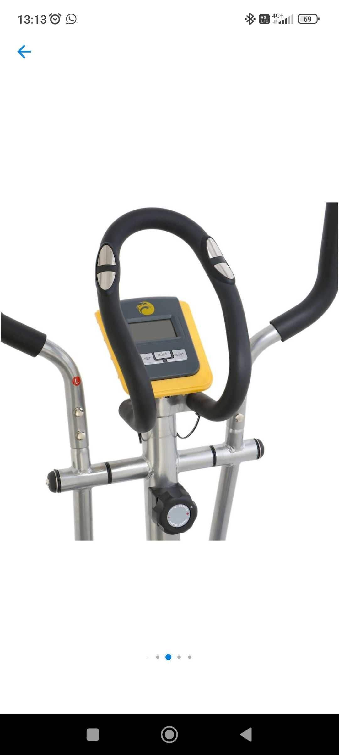 Bicicleta magnetica, elliptical trainer fy-8001, volanta 6 kg