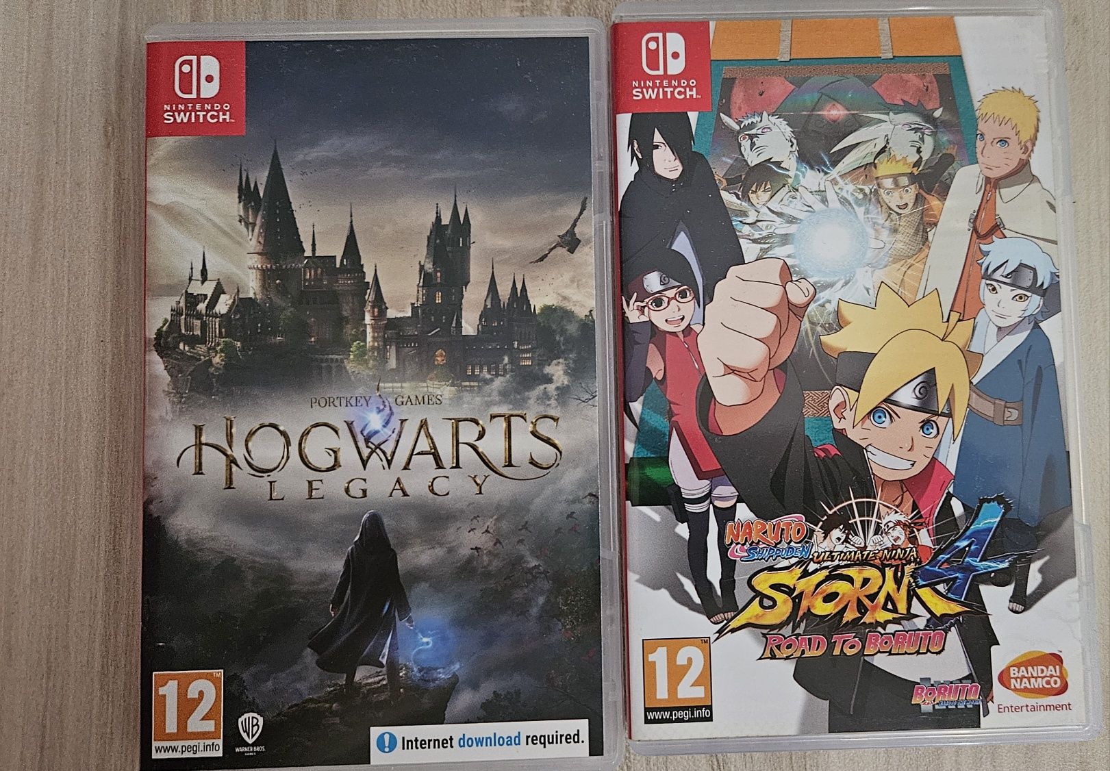 Hogwarts Legacy, Naruto Storm 4 Nintendo Switch