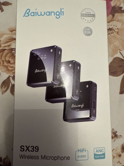Микрофон SX39 беспроводной - новый, не использовался