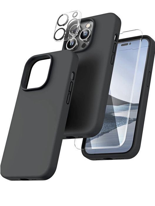 Iphone 14/15/16/PRO/MAX/PLUS Pack Husa Color + Folie Sticla + Camera