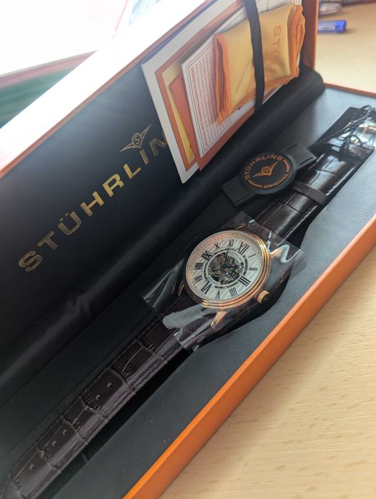 Ceas barbatesc automatic Stuhrling Original Delphi Venezia 1077.3345K2