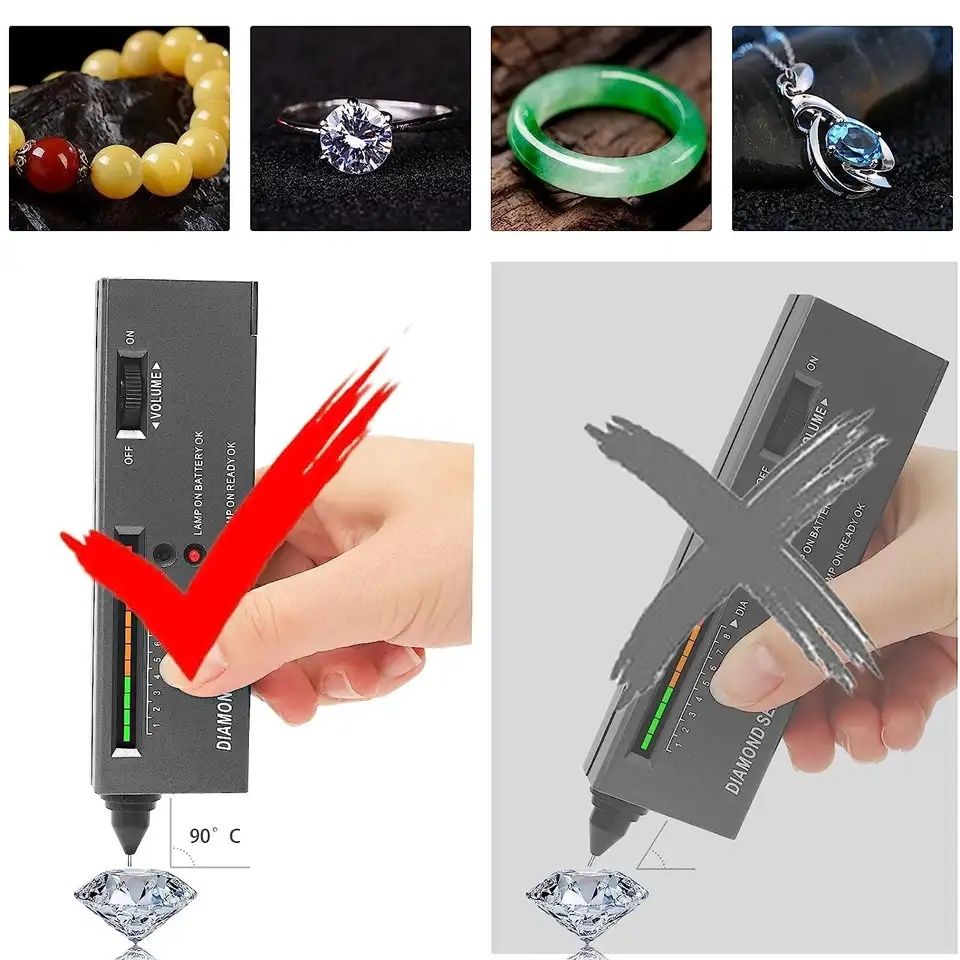 Olmos sinov qurilmasi Diamond Tester Алмазные ювелирные изделия тестер