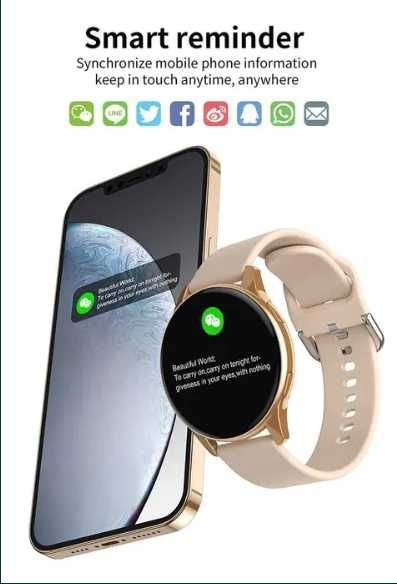 2023! Елегантен Смарт Часовник Smart Watch / Смарт Гривна Active 2 T2