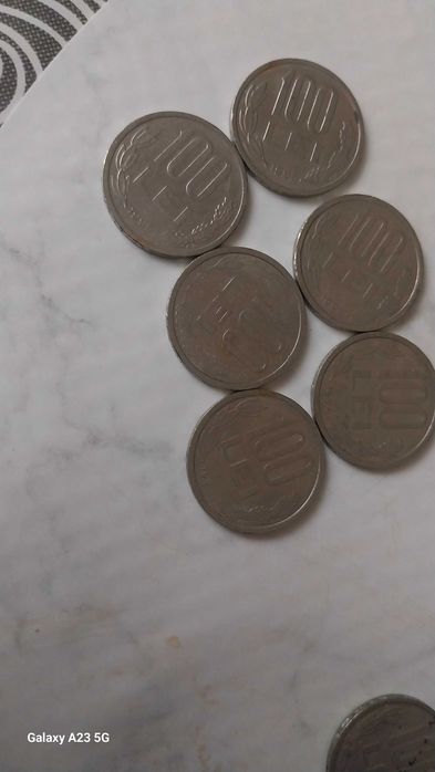Moneda 100 lei din anul 1992,1993,1994,1995