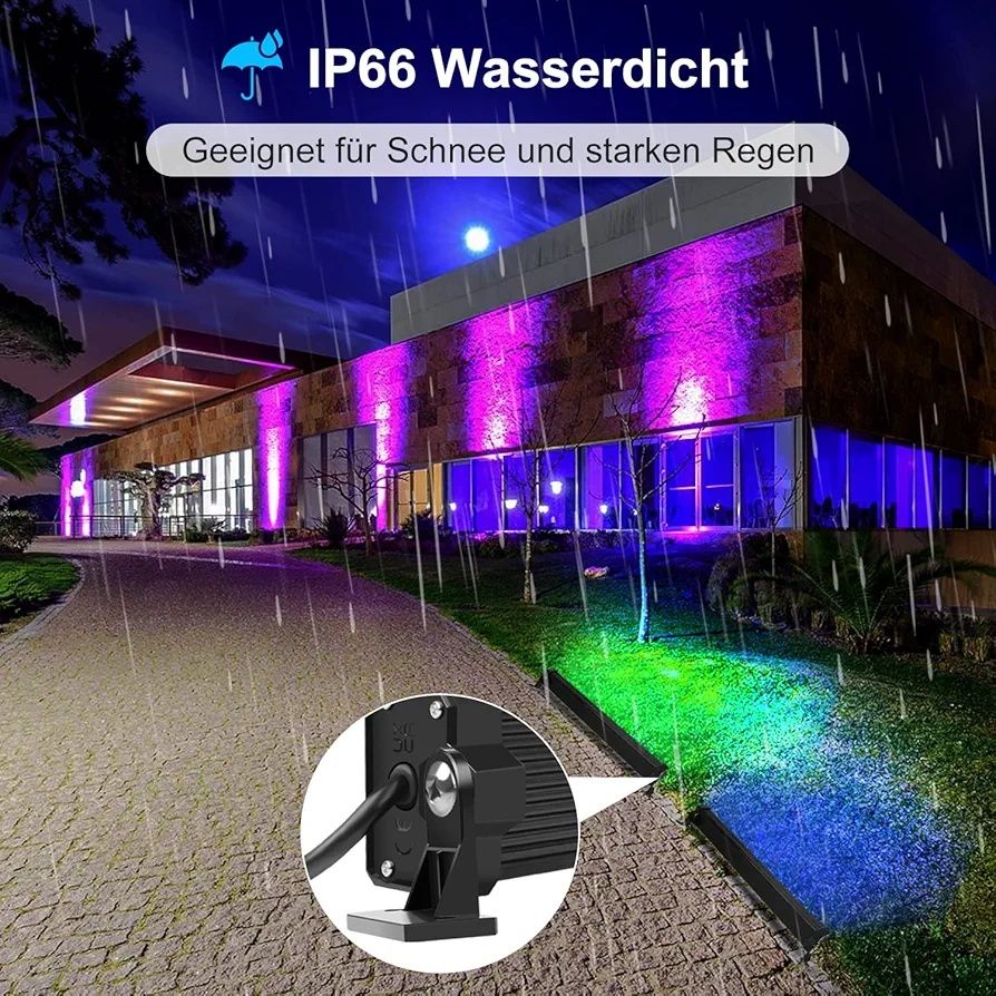 Set 2 LED light bar - 10 culori, 42W cu telecomanda, IP66, Brasov