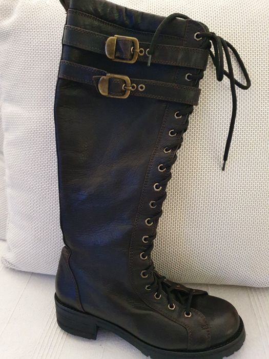 Ботуши естествена кожа  ,български NAVI .