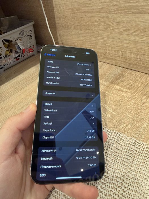 Iphone 14 pro max 256gb