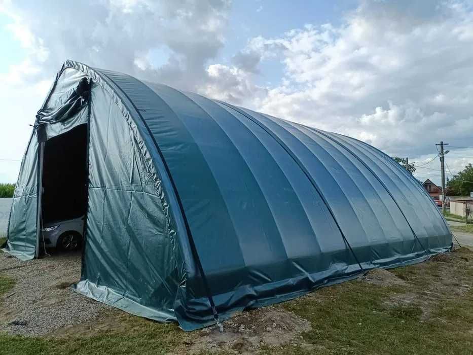 Hala Hale Gotica Profesional - verde 620g/m² PVC IGNIFUG - ak