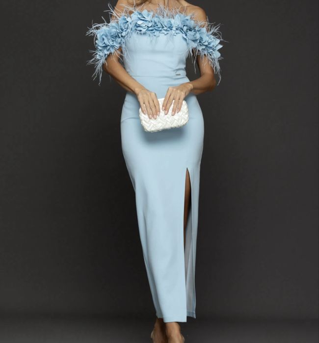 Rochie de gala albastru deschis