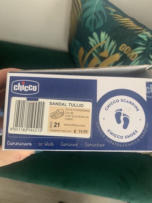 Sandalute Chicco copii de vara marime 21