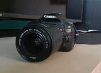 Canon Dslr 100d + obiectiv 18-55mm STM + card 128GB