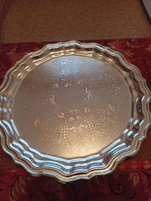 Поднос мельхиоровый СССР