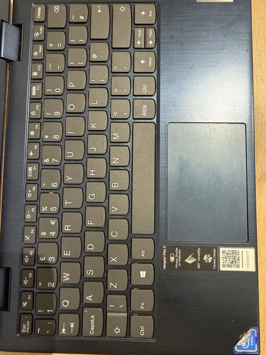 Laptop lenovo ideapad flex 3 touch display defect