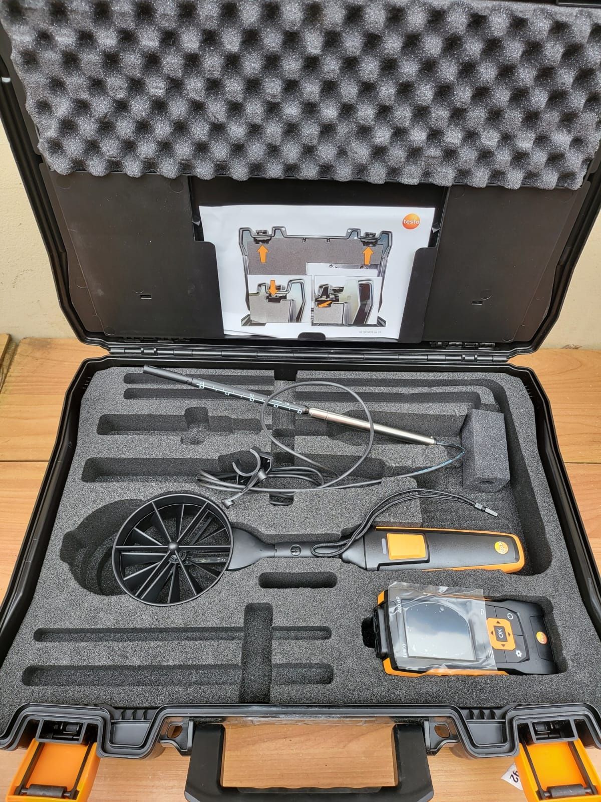 Testo 440 dp cu Bluetooth  set pentru masurarea vitezei aerului