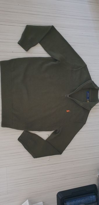 POLO Ralph Lauren Cotton Zip  L НОВО! ОРИГИНАЛ! Мъжки памучен Пуловер