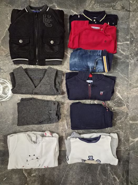 Лот Майорал зимни дрешки за момче размер 12 месеца / 1 година - 80 см