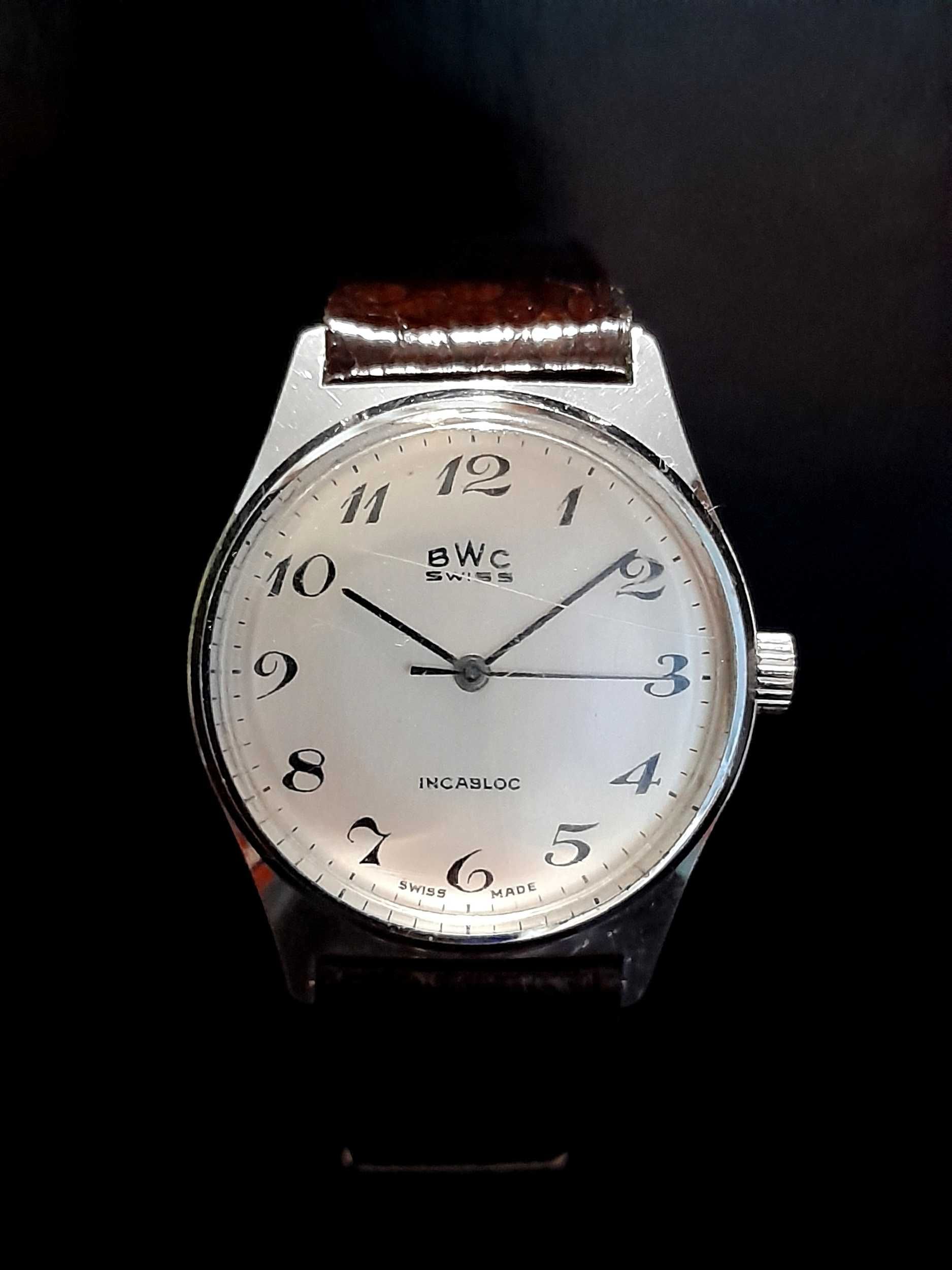 1960's BWC Swiss Incabloc мъжки/унисекс ръчен часовник
